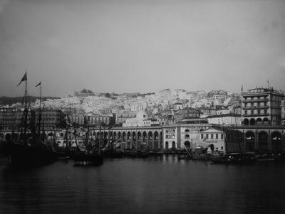 The Port of Algiers by Eugène Trutat